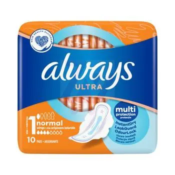 Absorbante Ultra Normal, 10 bucati, Always