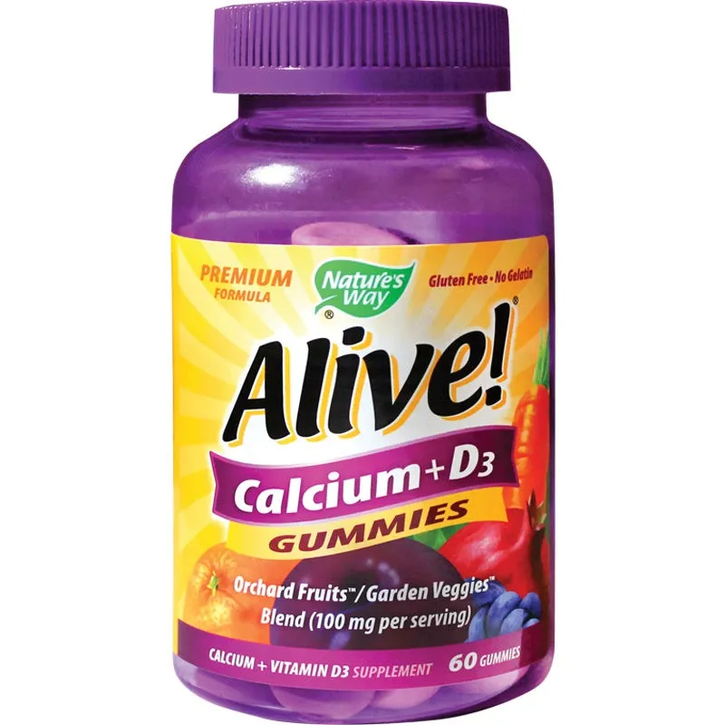 Secom Alive Calcium+D3 Gummies x 60 jeleuri