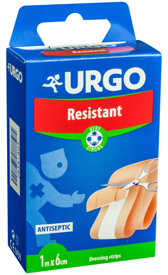 URGO REZISTENT BANDA PLASTURE 1M X 6CM