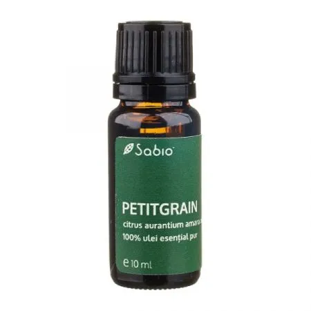 Ulei esential de petitgrain, 10 ml, Sabio