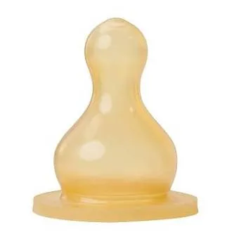 Tetina rotunda din latex pentru lapte 0-24 luni 14302, 1 bucata, Baby Nova