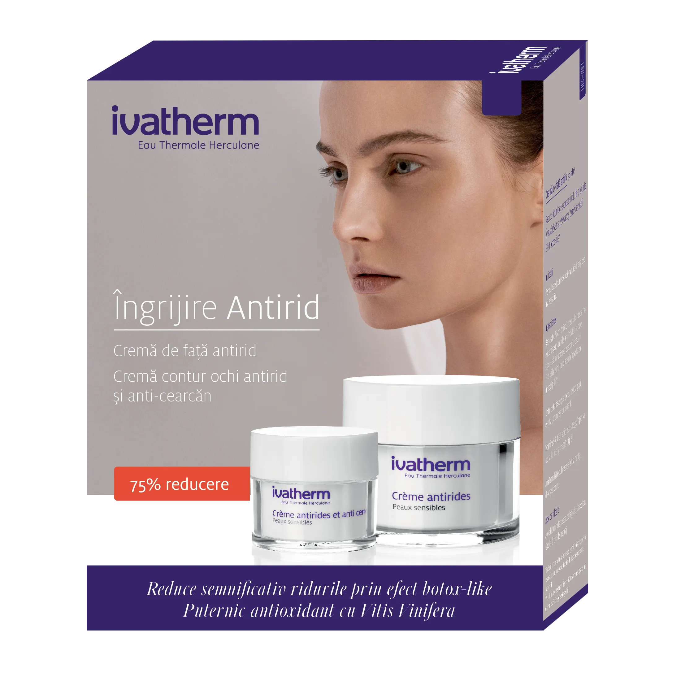 Pachet Dermedic Crema reparatoare antirid de noapte, 50 g  Crema concentrata antirid pentru conturul ochilor, 15 g