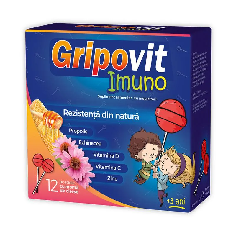 Gripovit Imuno, 12 acadele, Zdrovit