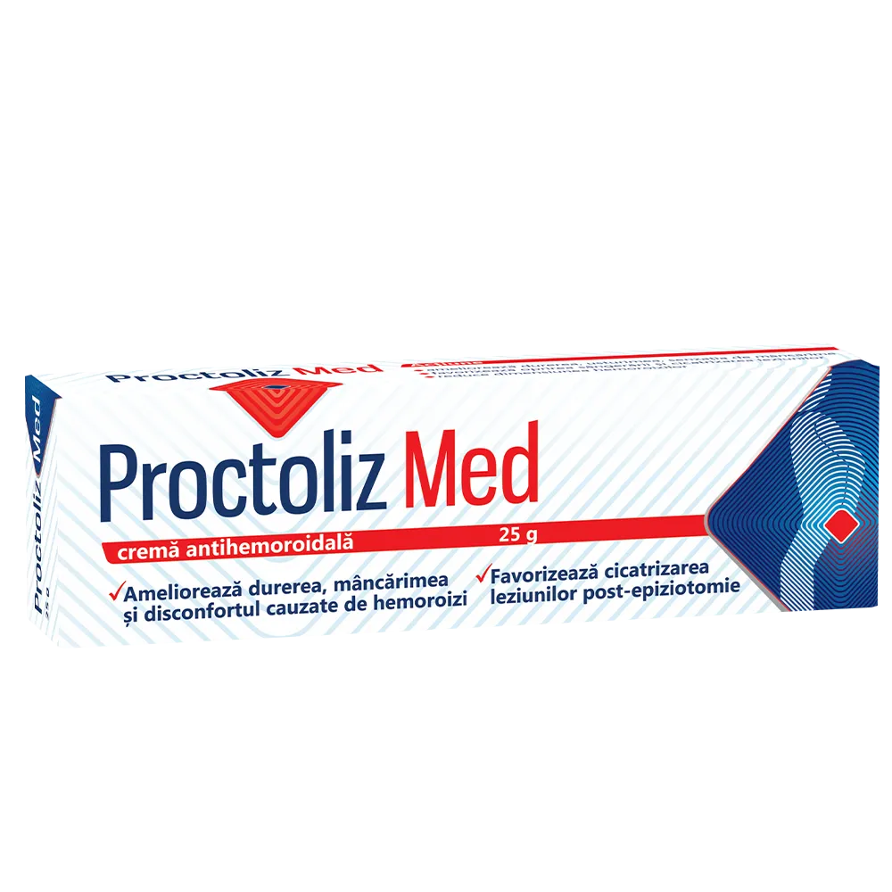 PROCTOLIZ MED CREMA ANTIHEMOROIDALA 25G