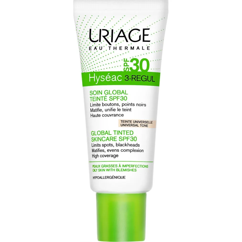 URIAGE HYSEAC 3-REGULAR CREMA COLORANTA 3 IN 1 SPF 30 X 40 ML