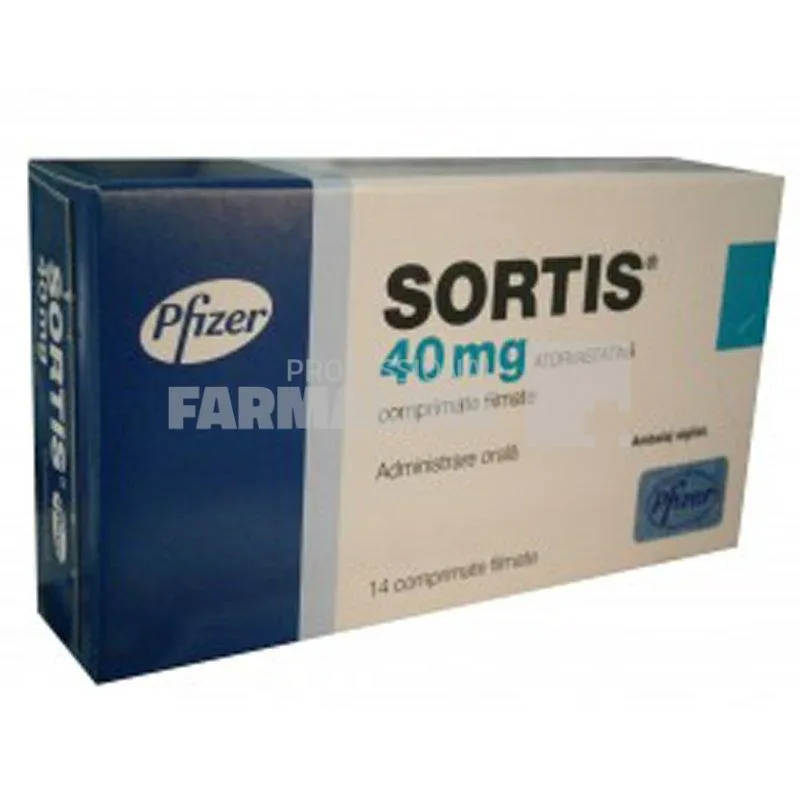 SORTIS 40 mg x 14 COMPR. FILM. 40mg PFIZER EUROPE MA EEI