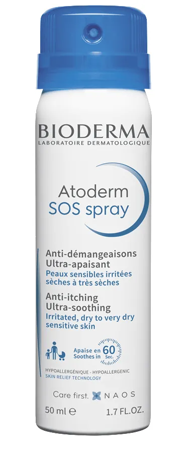 BIODERMA Atoderm SOS spray anti-iritatii x 50ml