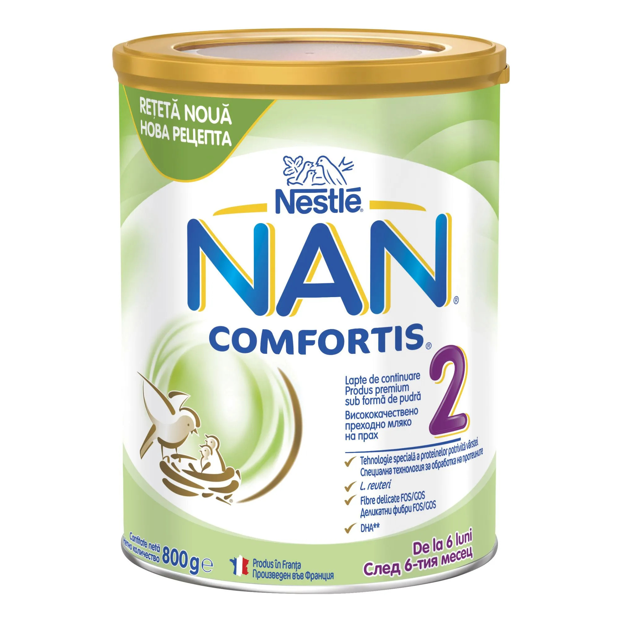 Lapte Praf Nan 2 Comfortis x 800gr