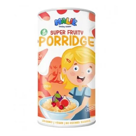 Porridge cu super fructe Malie, 250 grame, Turtle SPRL