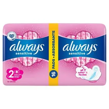 Absorbante Ultra Super Plus Sensitive Duo, 16 bucati, Always