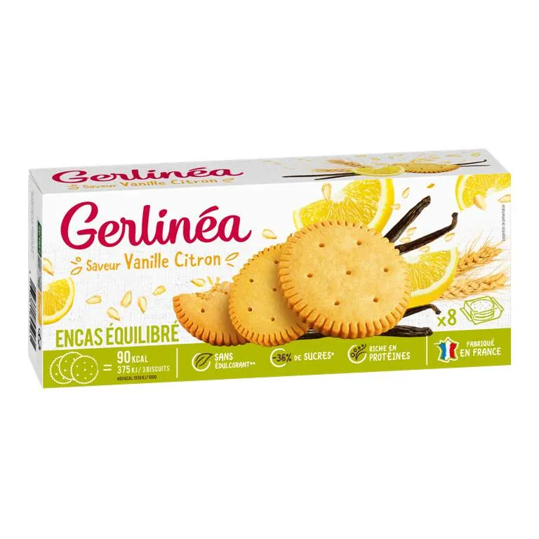 GERLINEA  BISCUITI DIET LAMAIE-VANILIE 156G