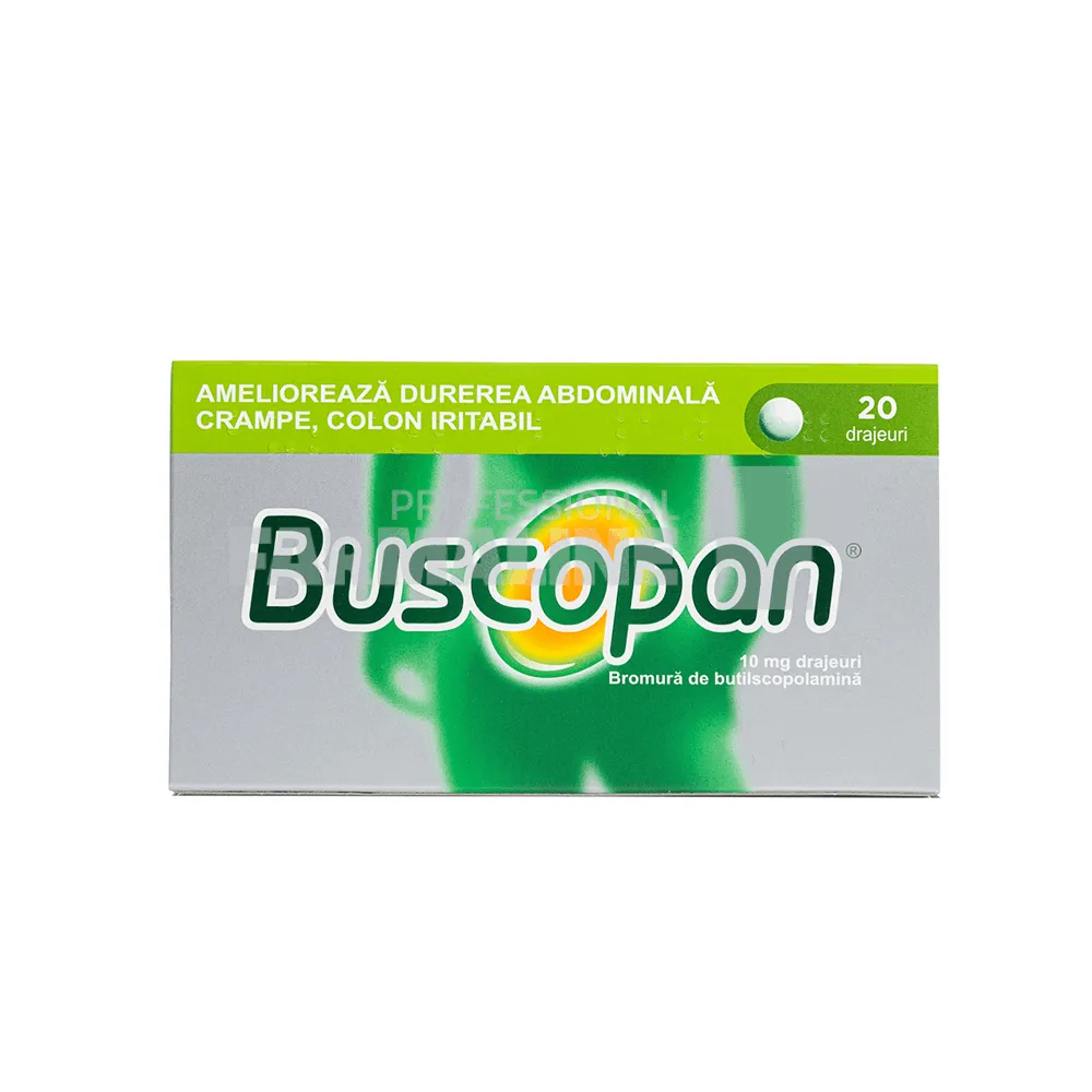 Buscopan 10 mg 20 drajeuri