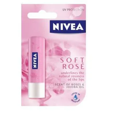 NIVEA LipCare Soft Rose x 4,8g 85066