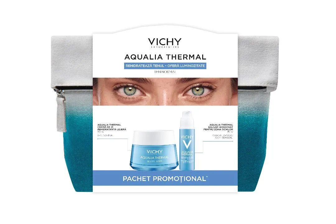 VICHY Trusa Aqualia Thermal legere x 50ml + Aqualia Thermal Balsam contur ochi x 15ml