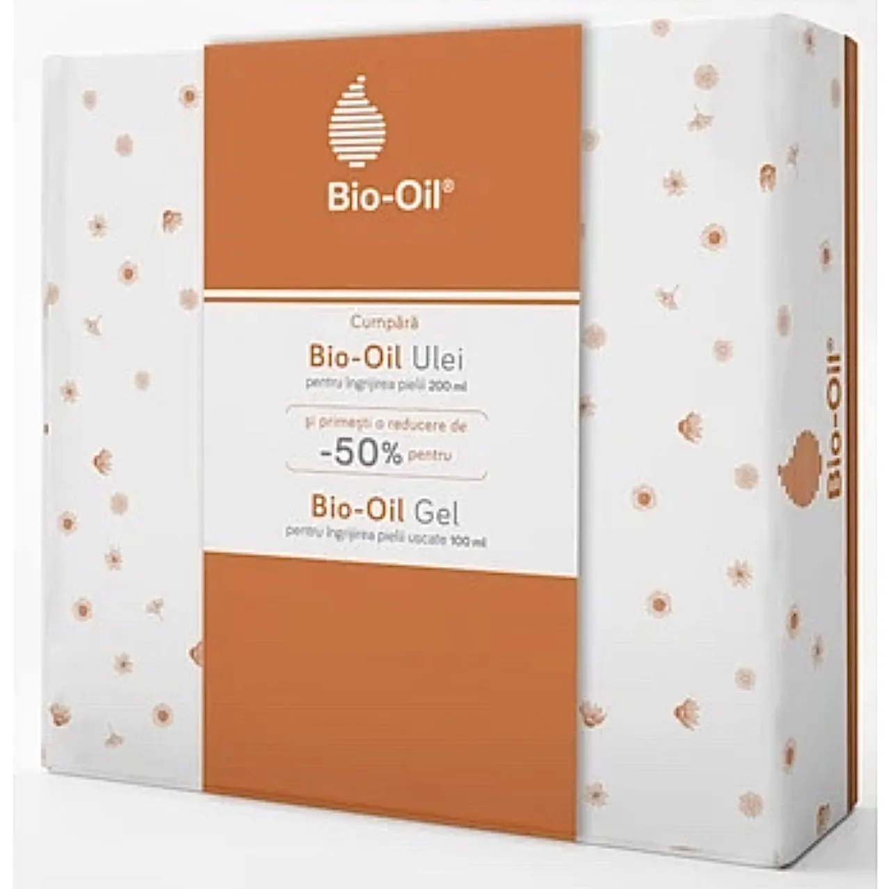 Pachet Bio-Oil ulei x 200ml + Bio-Oil gel pentru piele uscata x 100ml