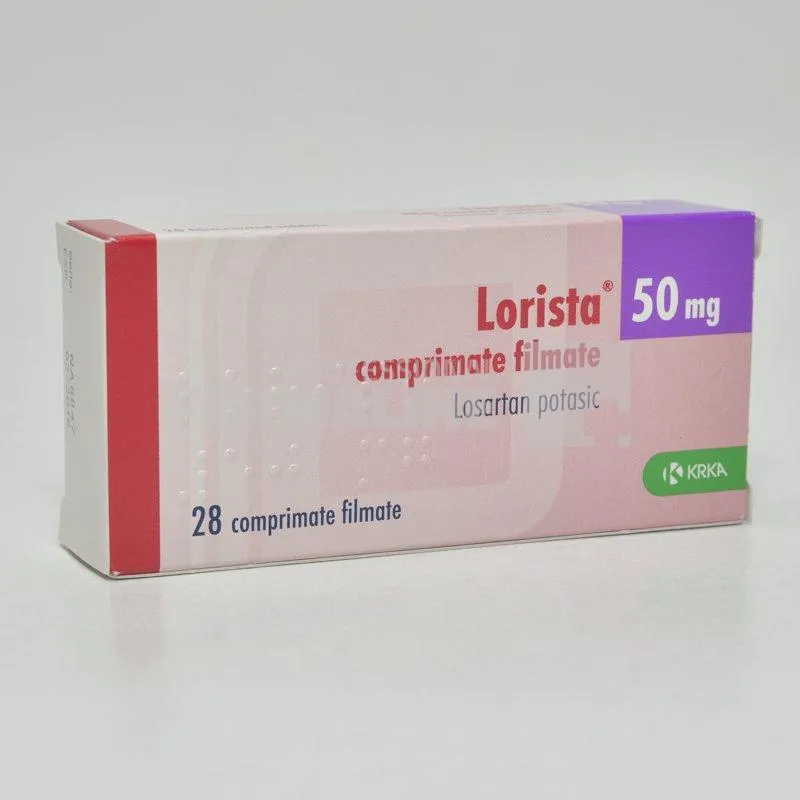 LORISTA 50 mg x 28 COMPR. FILM. 50mg KRKA, D.D., NOVO MES
