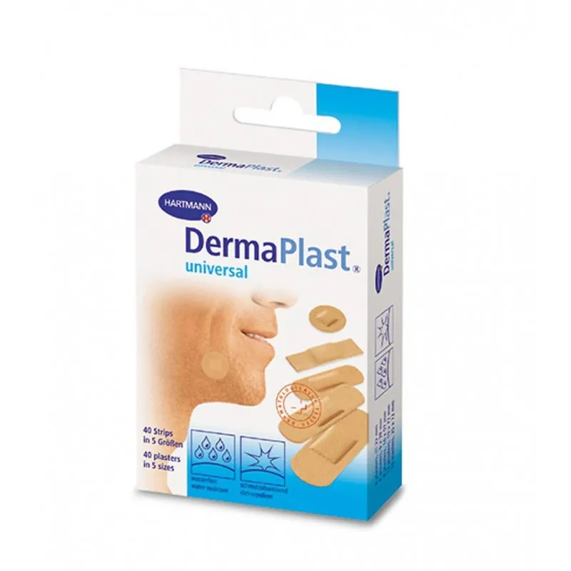 Dermaplast Universal rezistent apa 5marimi x 40buc (Hartmann)