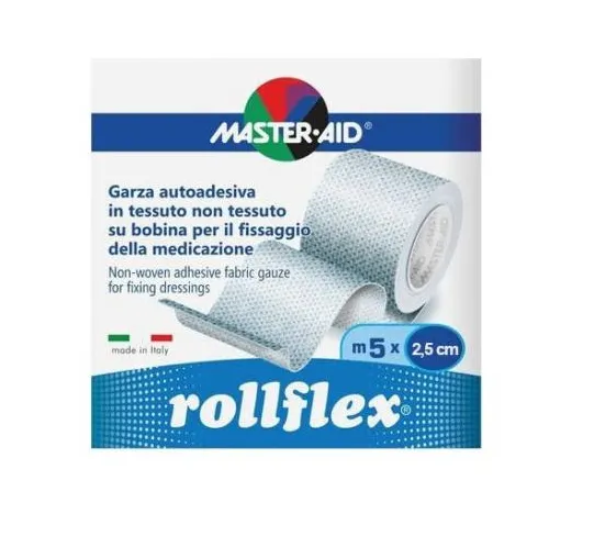 Leucoplast material netesut Rollflex Master-Aid,5 m x 2,5 cm, Pietrasanta Pharma