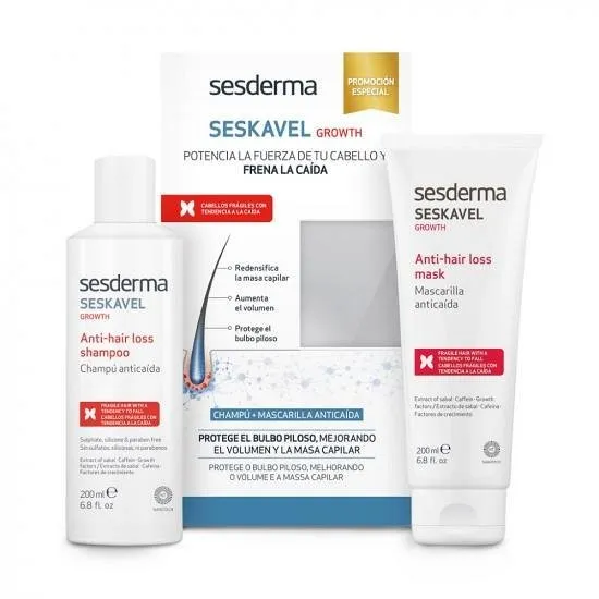 SESDERMA PROMO SESKAVEL SAMPON SI MASCA IMPOTRIVA CADERII PARULUI 200ML