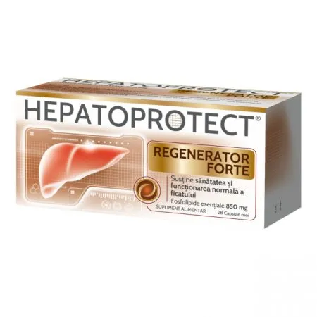 Hepatoprotect Regenerator Forte 850 mg, 28 capsule, Biofarm