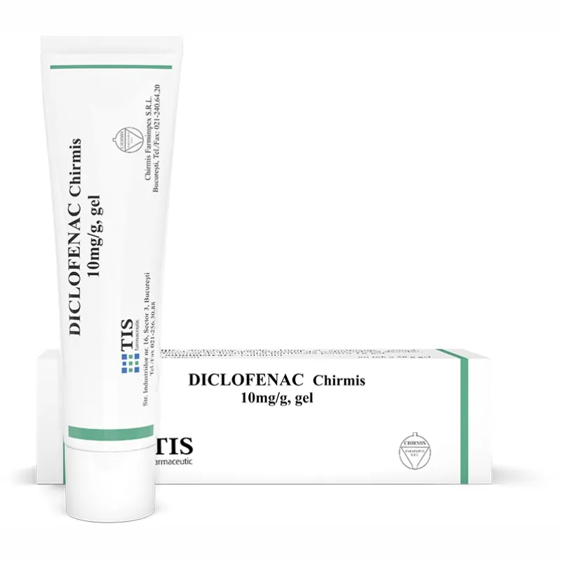 Diclofenac Chirmis gel , 50 g, Tis