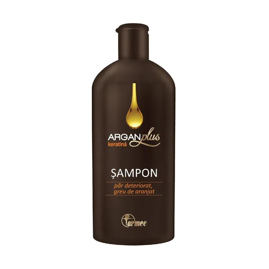 Sampon par deteriorat Argan plus Keratina, 250 ml, Farmec 351