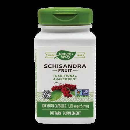 Schizandra Fruit Natures Way, 100 capsule, Secom