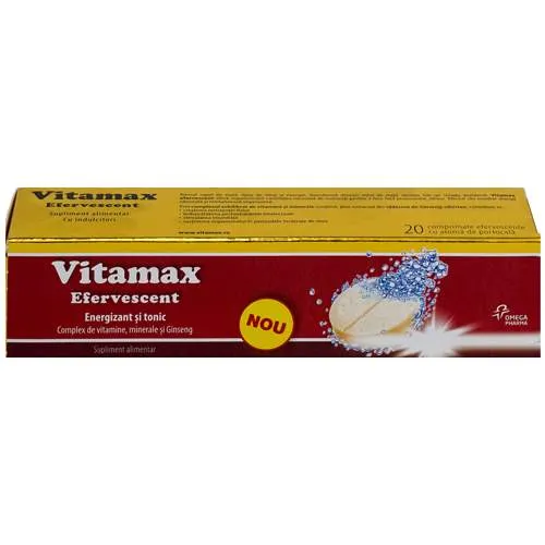 VITAMAX 20 COMPRIMATE EFERVESCENTE