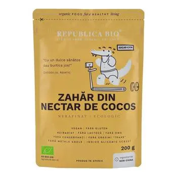 Zahar din nectar de cocos, 200g, Republica Bio