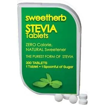 Indulcitor cu extract de stevia, 200 tablete, Sweetly