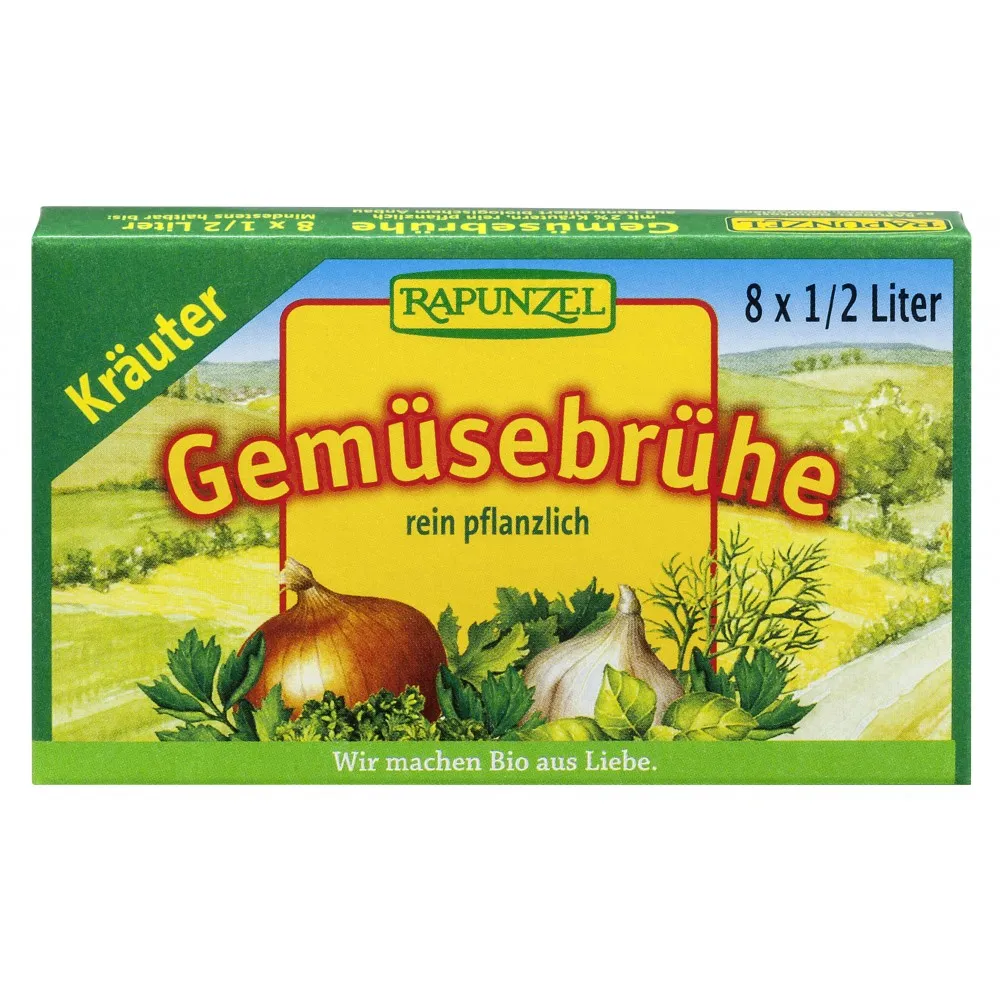 Cub supa de legume cu ierburi, 84g, Rapunzel