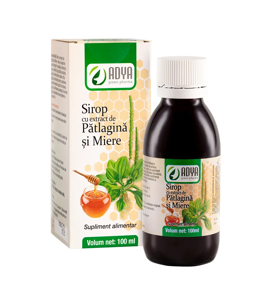 Sirop Patlagina si Miere 100ml  Adya Green Pharma