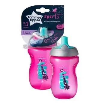 Cana roz sports ONL 12 luni+, 300ml, Tommee Tippee