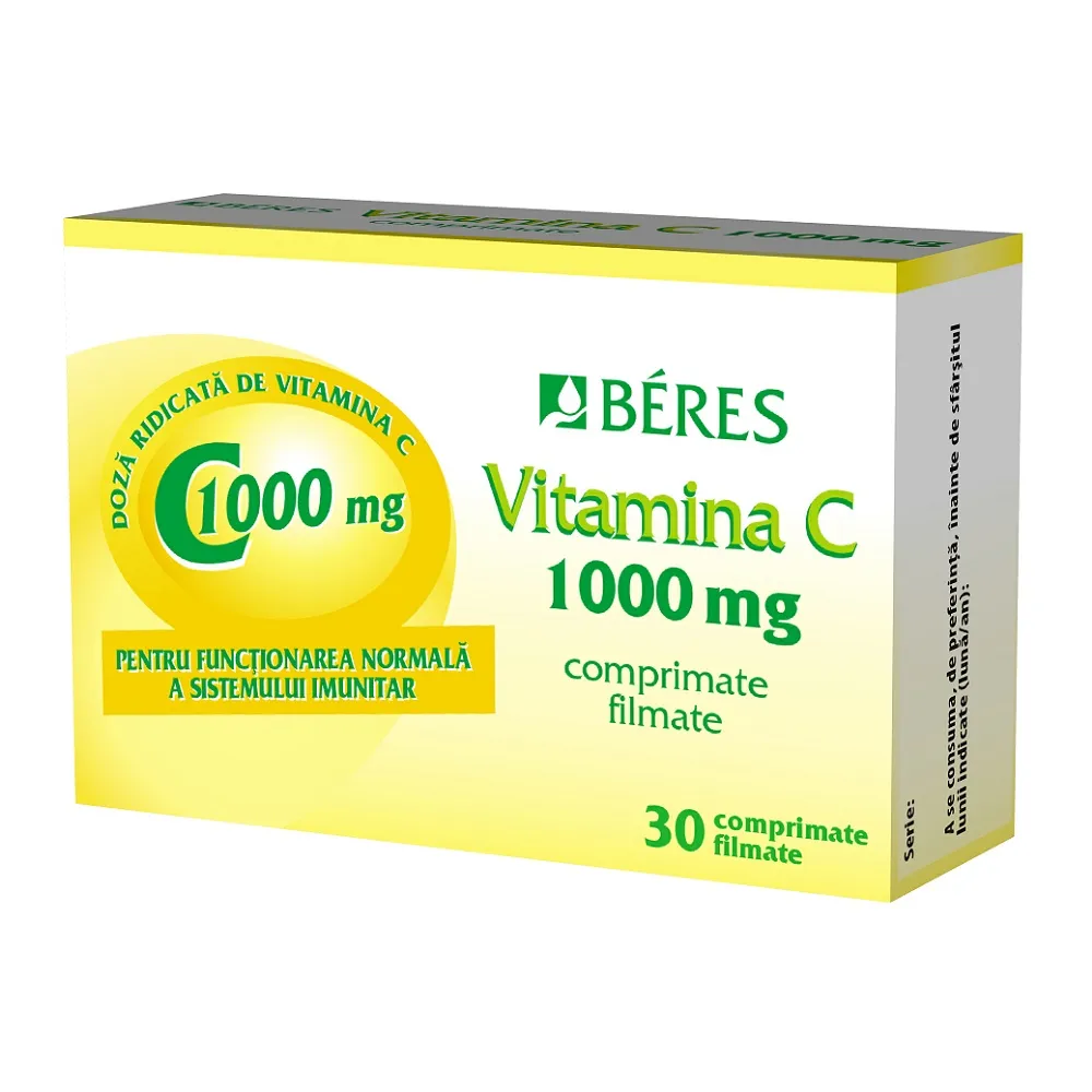Beres Vitamina C 1000mg x 30 comprimate