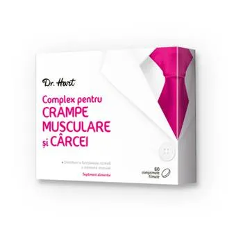 Dr.Hart Complex pentru crampe musculare si carcei, 60 comprimate