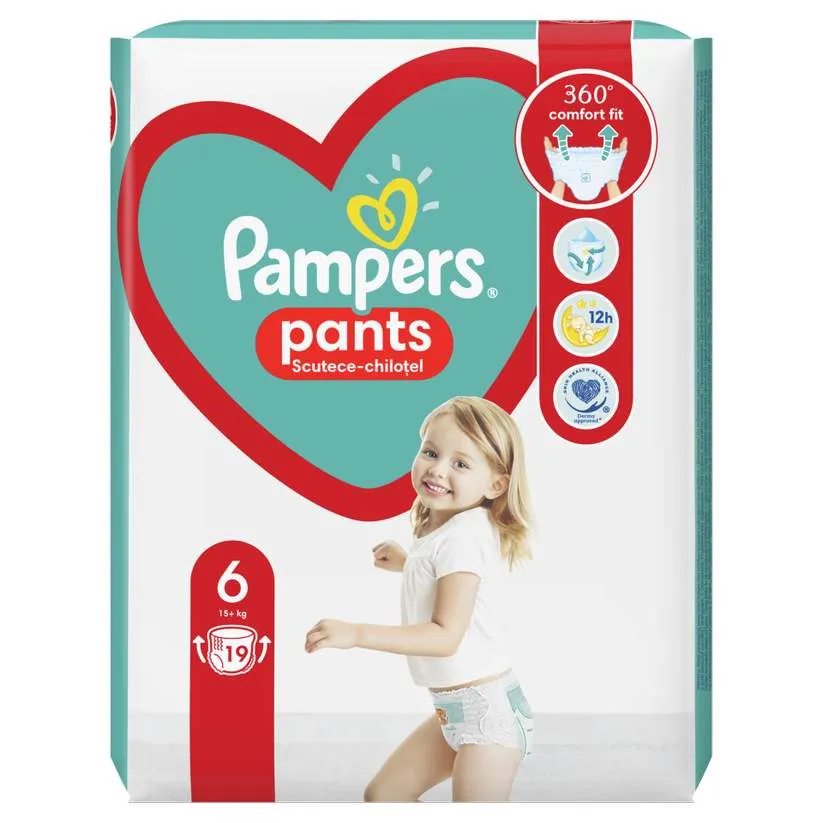 PAMPERS BABY PANTS 6 15+ 19 BUCATI