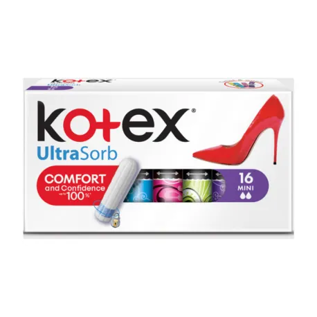 Kotex Tampoane interne Mini UltraSorb, 16 bucati