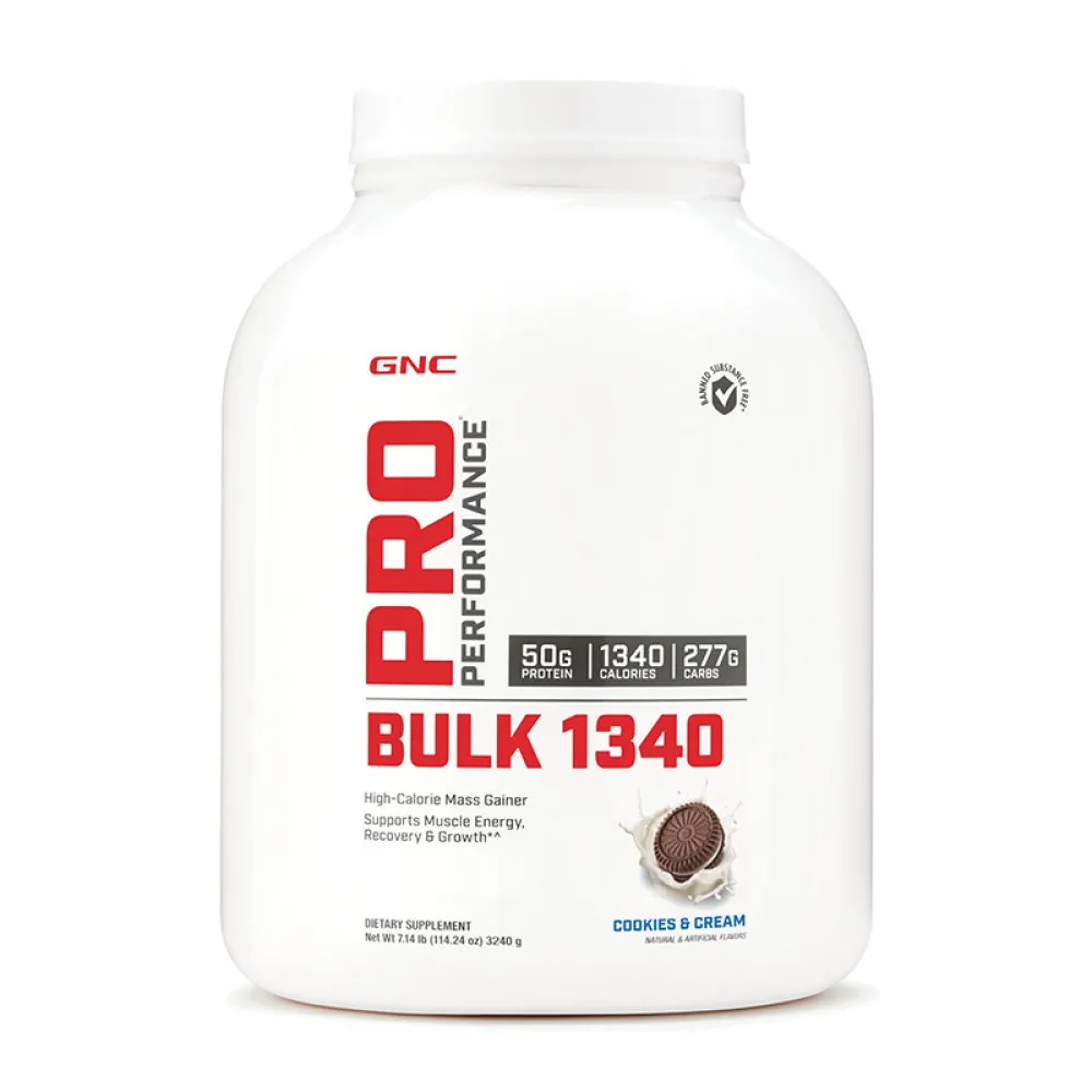 Bulk 1340 Proteina din zer cu aroma de biscuiti si frisca (3240 grame), GNC Pro Performance