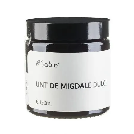 Unt de migdale dulci, 120 ml, Sabio