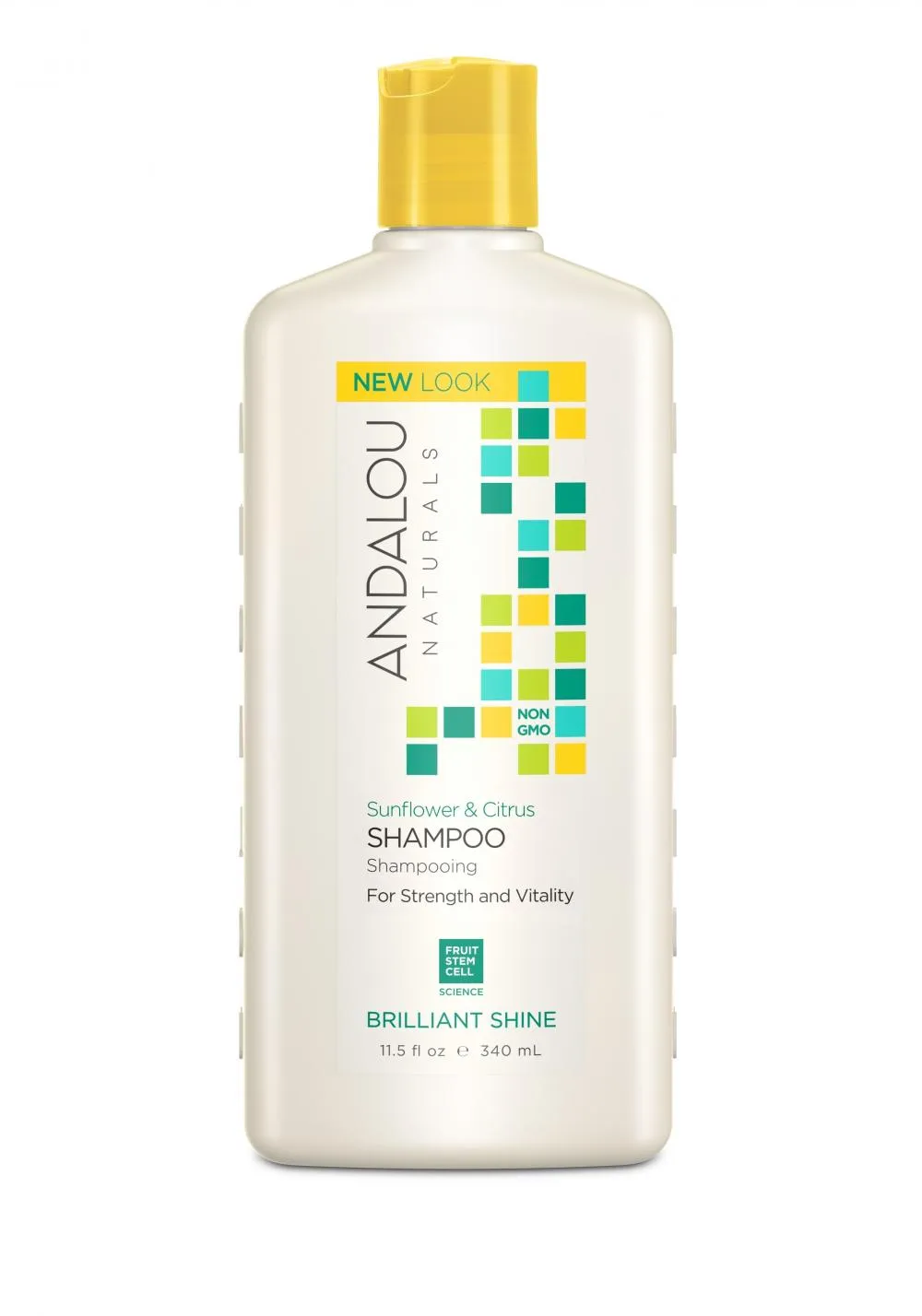 Andalou 27101 Sunflower & Citrus Brilliant Shine Shampoo
340 ml
