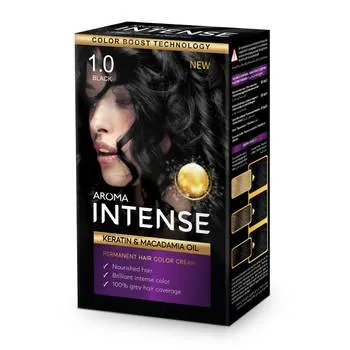 Vopsea de par Intense 1.0 Black, 50ml, Aroma