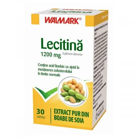 Lecitina 1200mg, 30 capsule, Walmark