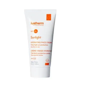 Crema hidratanta pentru fata cu protectie solara SPF 50+ Sunlight, 50ml, Ivatherm