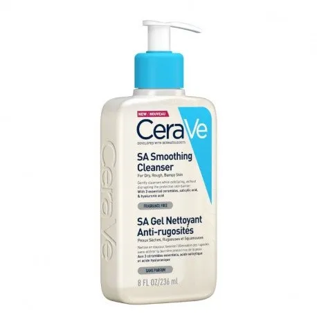 CeraVe SA Gel de curatare anti-rugozitati, 236 ml