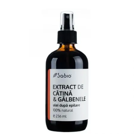 Ulei dupa epilare cu extract de catina si galbenele, 236 ml, Sabio