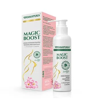 Crema intensiva pentru remodelarea bustului Magic Boost, 145ml, VivaNatura