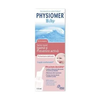 Spray nazal Physiomer Baby, 115ml, Omega Pharma