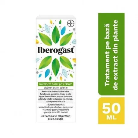 Bayer Iberogast picaturi orale, 50ml