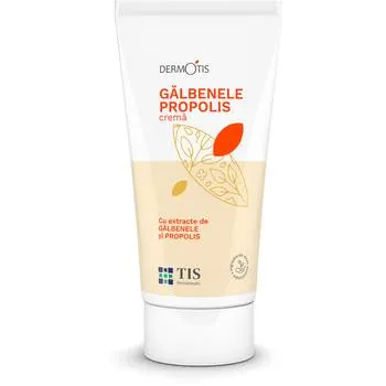 Crema cu galbenele si propolis Dermotis, 50 ml, Tis Farmaceutic