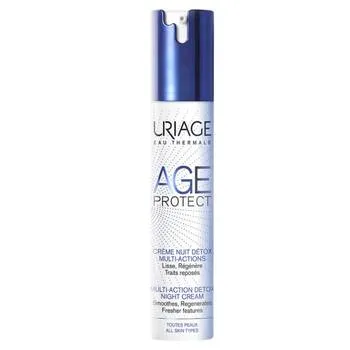 Crema de noapte Anti-aging Detox Age Protect, 40ml, Uriage